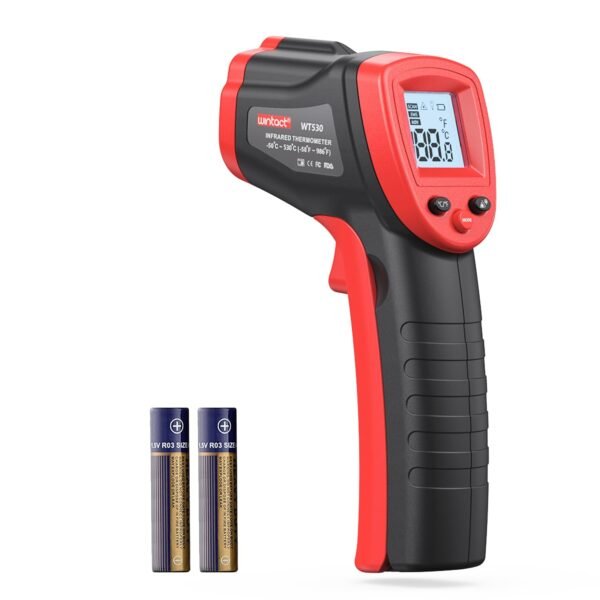 Wintact Infrared Thermometer Temperature Gun -58℉ to 986℉, Digital IR Heat Surface Temp Gun, Non-Contact Laser Thermal Gun for Cooking Food, BBQ, Pizza Oven, Grill, Griddle
