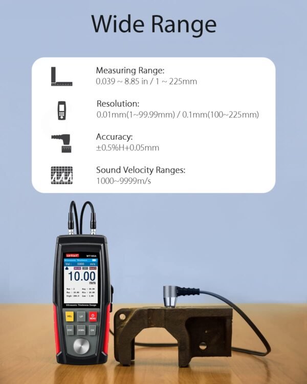 Wintact Digital Ultrasonic Thickness Gauge——WT100A - Image 2