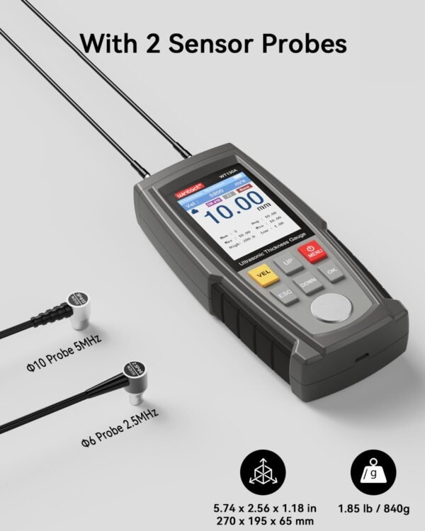 Wintact Digital Ultrasonic Thickness Gauge——WT130A - Image 6
