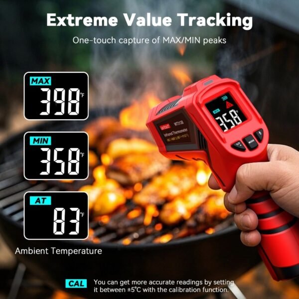 Wintact Laser Infrared Thermometer Gun -58℉ to 1472℉——WT313C - Image 3